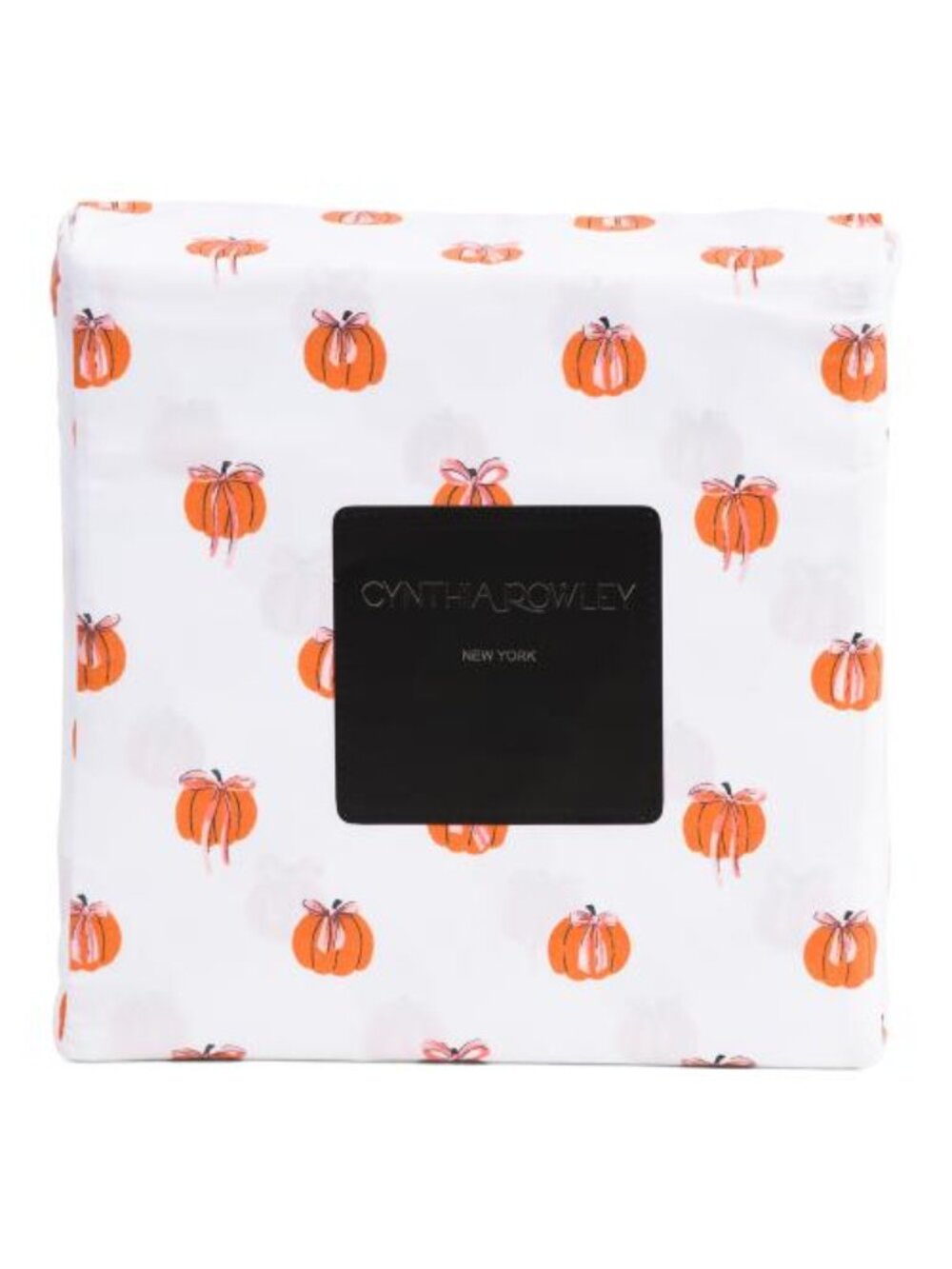 CYNTHIA ROWLEY Pumpkin Fall Gift Queen Sheet Set